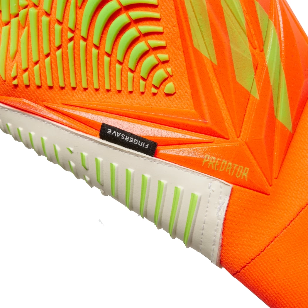 Adidas Predator Pro Fingersave Torwarthandschuhe Erwachsene Orange / Grün – Bild 6