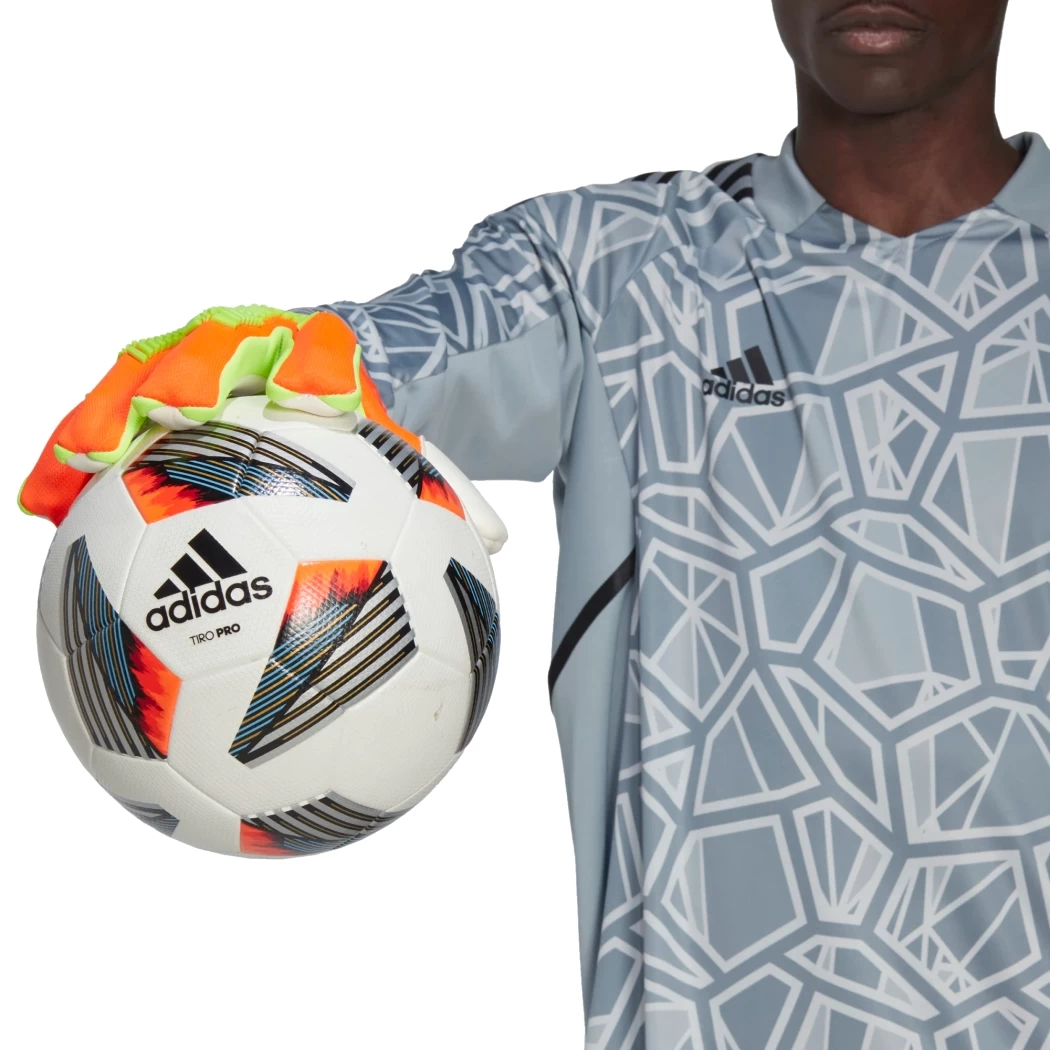 Adidas Predator Pro Fingersave Torwarthandschuhe Erwachsene Orange / Grün – Bild 3