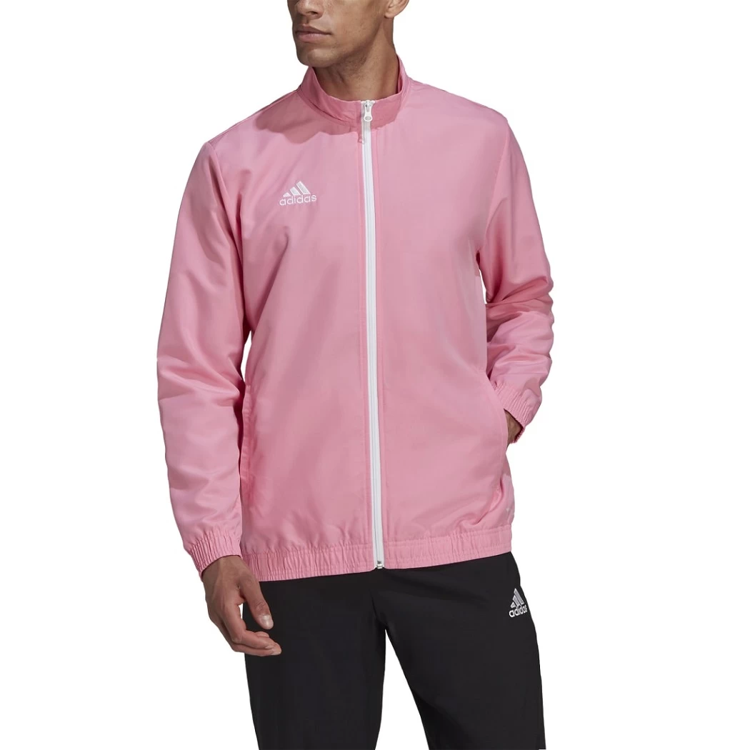 Adidas Entrada 22 Präsentationsjacke Herren Hell Pink Rosa – Bild 6