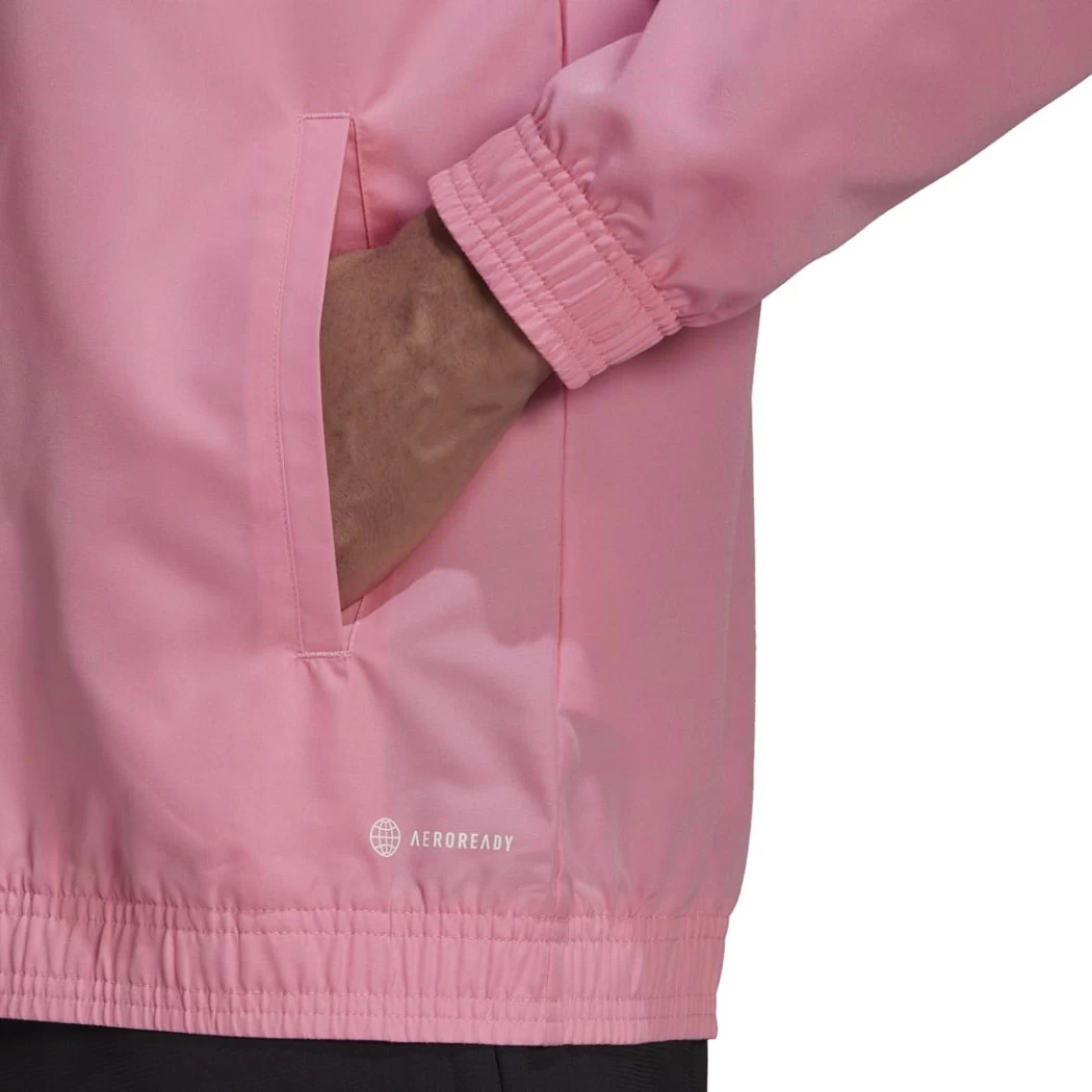 Adidas Entrada 22 Präsentationsjacke Herren Hell Pink Rosa – Bild 3