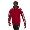 Adidas Squadra21 Sweat Hoodie Kapuzenpullover Herren Rot / Weiß