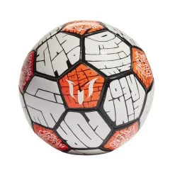 Adidas Messi Club Ball Fußball Weiß / Schwarz / Orange