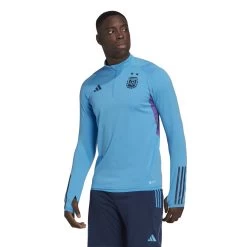 Adidas Argentinien WM Katar 2022 Tiro 23 Trainingstop Herren Blau