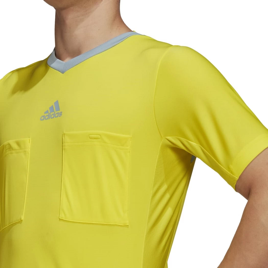 Adidas Referee 22 Jersey Schiedsrichtertrikot Kurzarm Gelb – Bild 3
