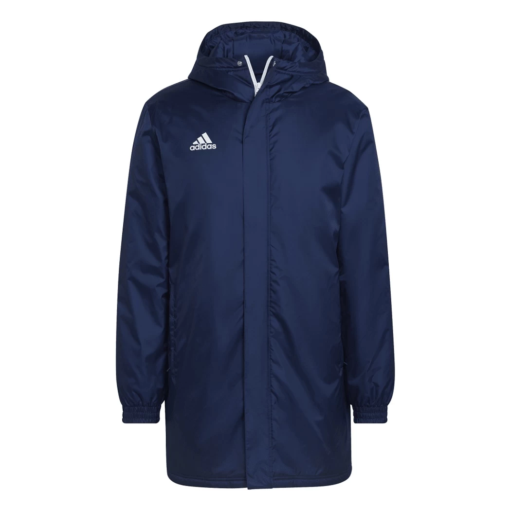 Adidas Entrada 22 Stadionjacke Herren Winterjacke Dunkelblau – Bild 5