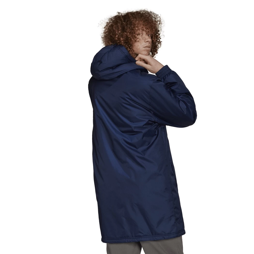 Adidas Entrada 22 Stadionjacke Herren Winterjacke Dunkelblau – Bild 4