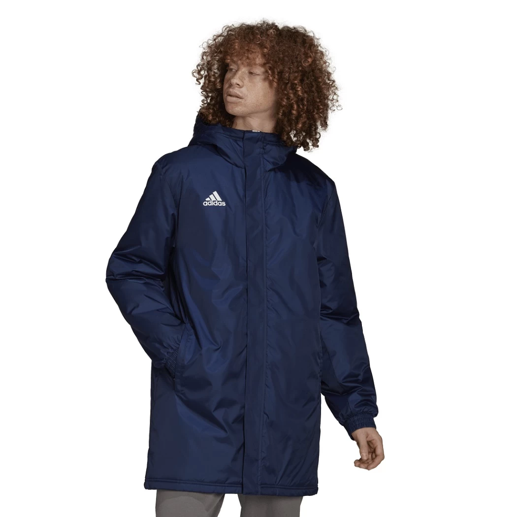 Adidas Entrada 22 Stadionjacke Herren Winterjacke Dunkelblau