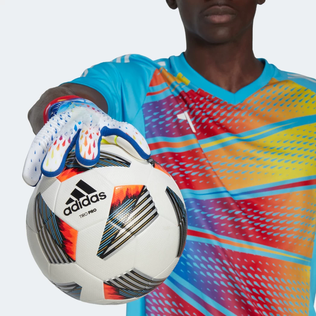 Adidas Predator Edge Pro Al Rihla Torwarthandschuhe Weiß – Bild 3