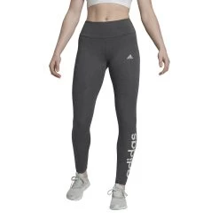 Adidas LOUNGEWEAR Essentials High-Waisted Logo Leggings Damen Dunkelgrau