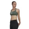 Adidas Powerreact Training Sport-BH Top Mit Mittlerer Stützkraft Cup A-C Oxid Grün