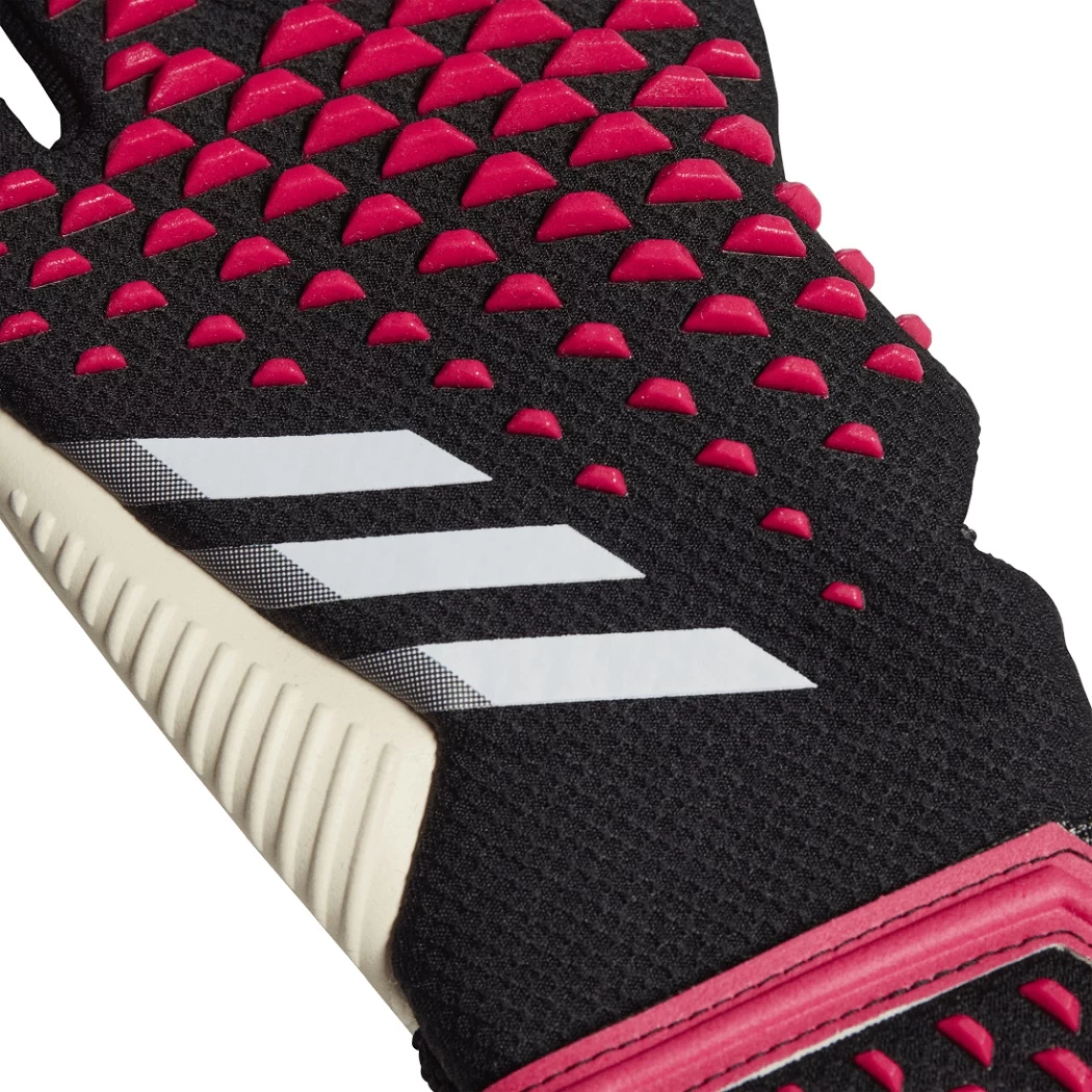 Adidas Predator Pro Junior Torwarthandschuhe Schwarz / Weiß / Pink – Bild 2