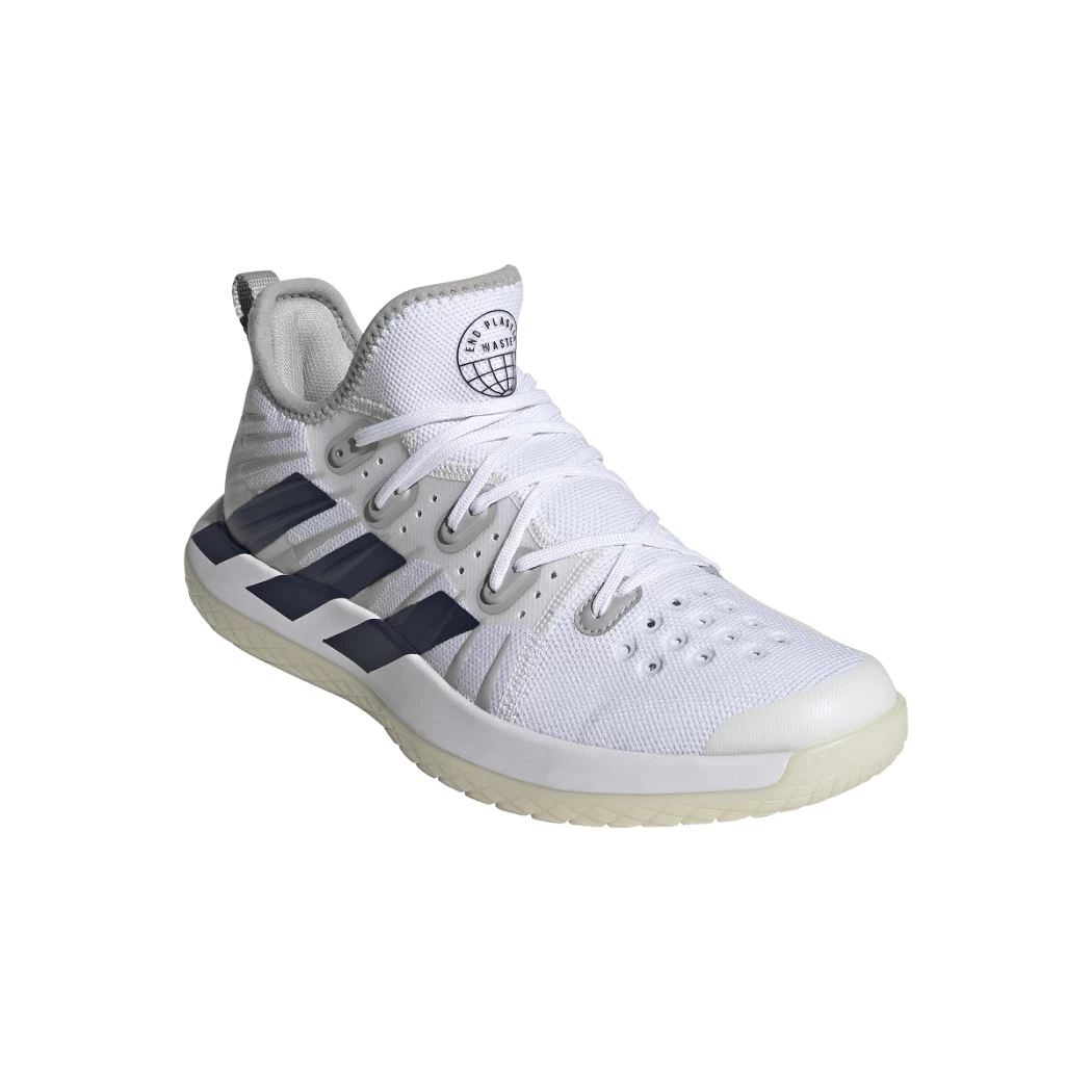 Adidas Stabil Next Generation Herren Handballschuhe Weiß / Navyblau / Grau – Bild 2
