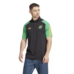 Adidas Jamaika Tiro 23 Baumwolle Poloshirt 2023 Schwarz
