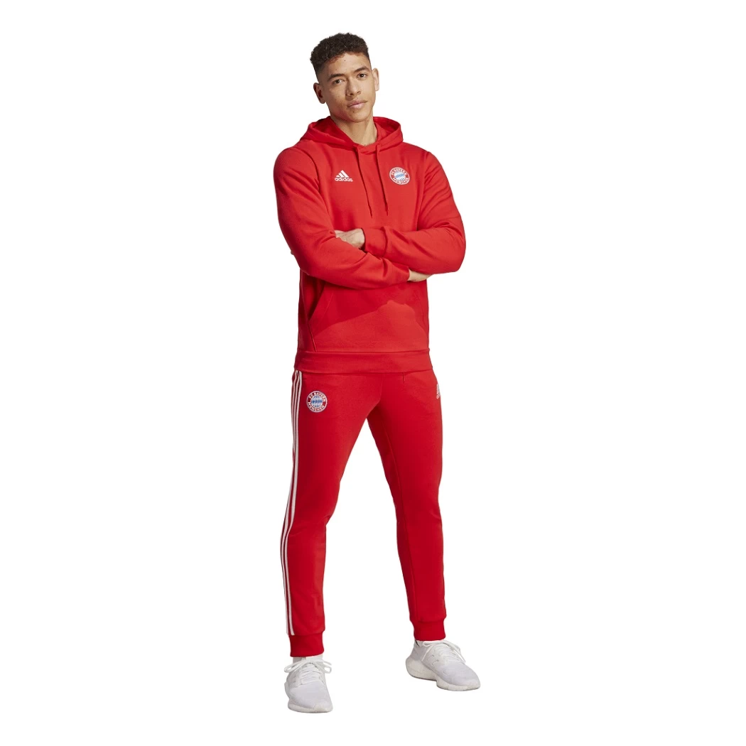 Adidas FC Bayern München Hoodie Herren 2023 / 2024 Rot – Bild 3