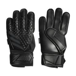 Adidas Kinder Predator Match Fingersave Junior Torwarthandschuhe Schwarz / Schwarz