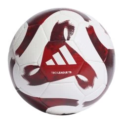 Adidas Tiro League Thermal Bonded Fußball Größe 4 Und 5 Weiß / Rot
