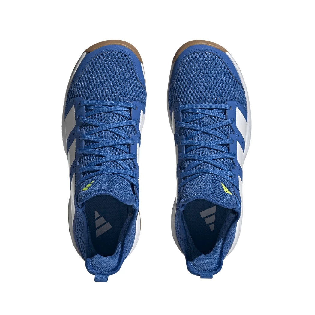 Adidas Stabil Indoor Junior Kinder Handballschuhe Blau /weiß – Bild 3