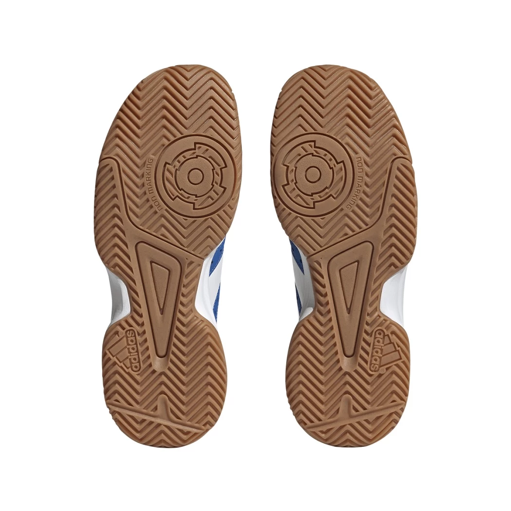 Adidas Stabil Indoor Junior Kinder Handballschuhe Blau /weiß – Bild 2