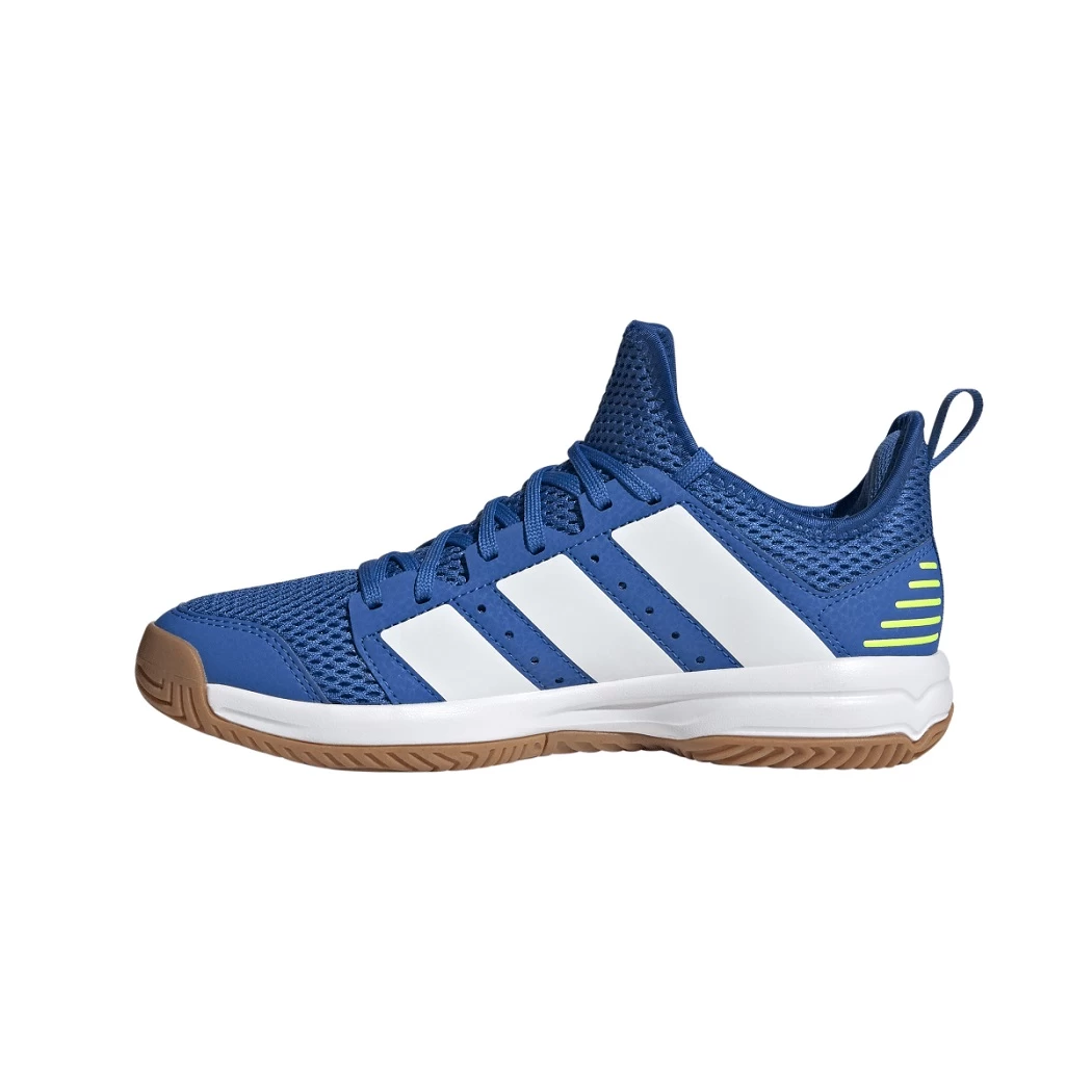 Adidas Stabil Indoor Junior Kinder Handballschuhe Blau /weiß – Bild 4