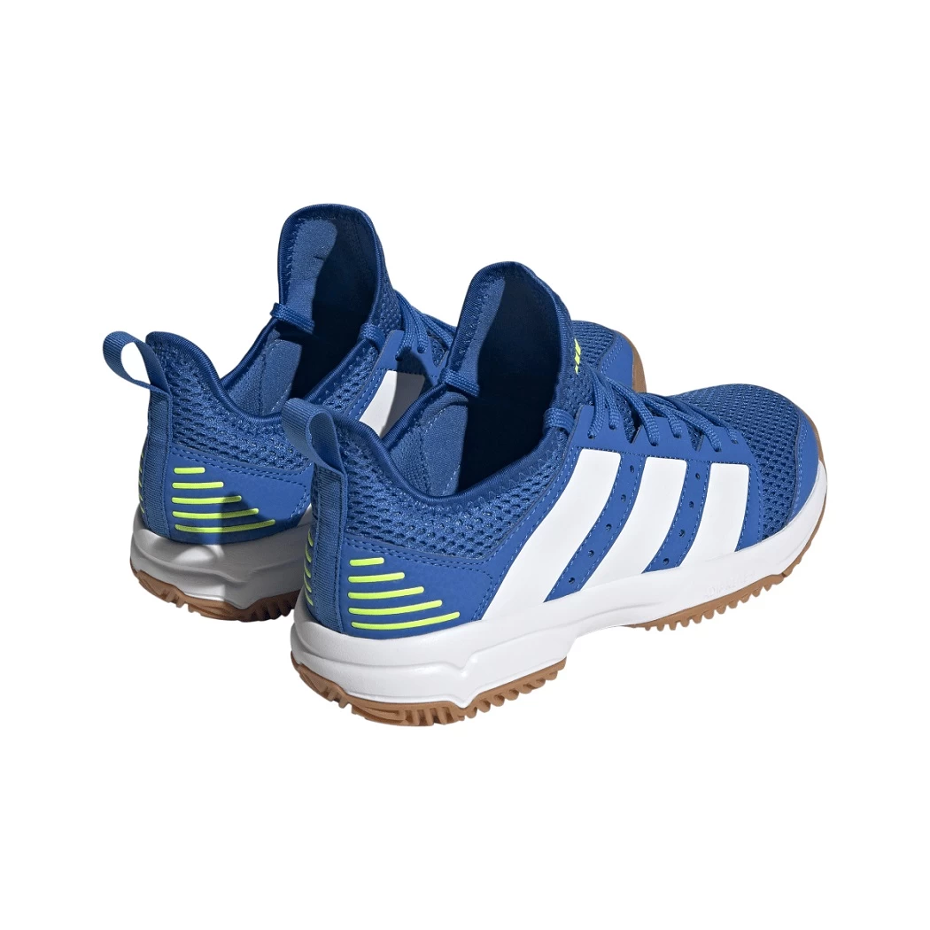 Adidas Stabil Indoor Junior Kinder Handballschuhe Blau /weiß – Bild 8