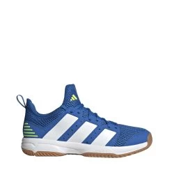 Adidas Stabil Indoor Junior Kinder Handballschuhe Blau /weiß