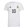 Adidas Messi Number 10 Graphic T-Shirt Herren Weiß