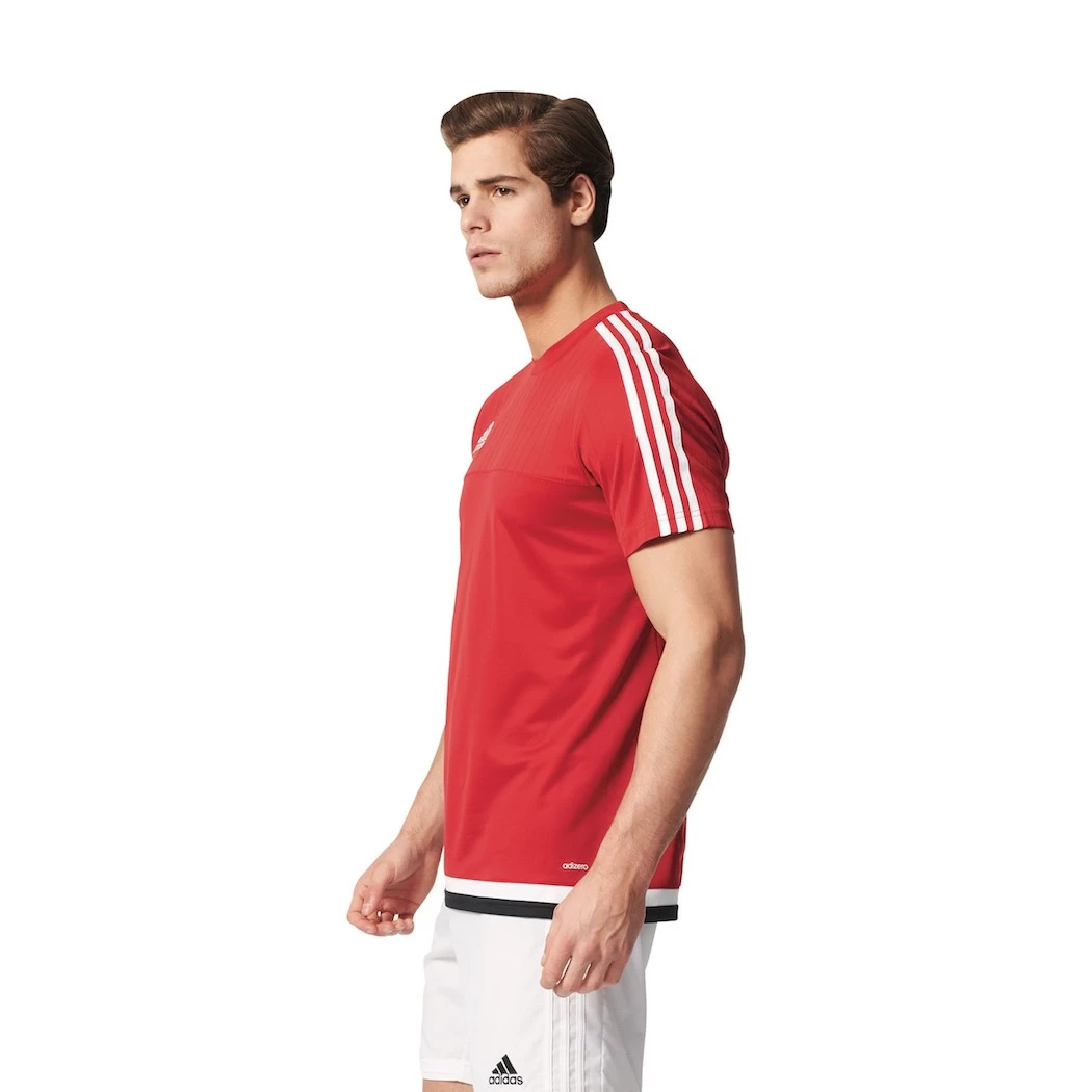 Adidas Tiro15 Training Jersey Trainingsshirt Rot/weiß/schwarz – Bild 4