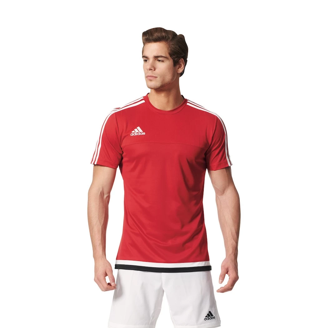 Adidas Tiro15 Training Jersey Trainingsshirt Rot/weiß/schwarz – Bild 3