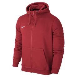 Nike Team Club Full-Zip Hoody Kapuzenjacke Rot