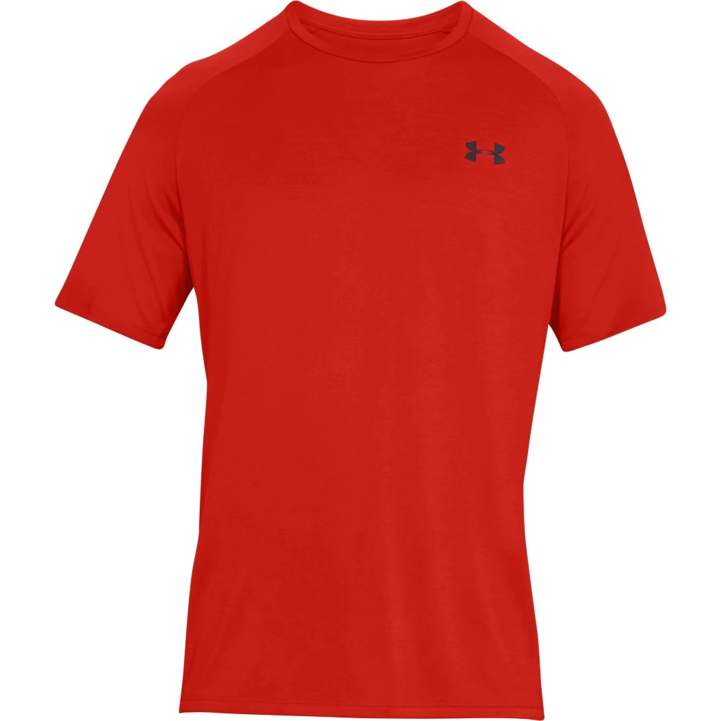 Under Armour Tech 2.0 T-Shirt Fitness Shirt Rot – Bild 4