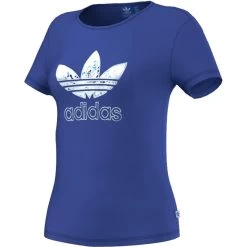 Adidas Originals Slim Tee T-Shirt Damen Blau
