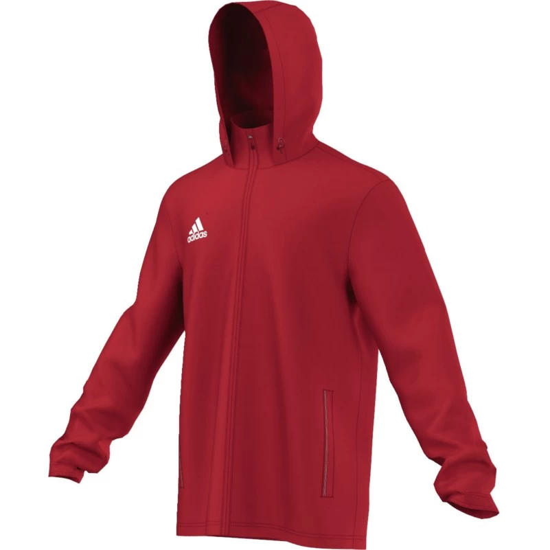 Adidas Core15 Regenjacke Rot Blau Schwarz – Bild 4