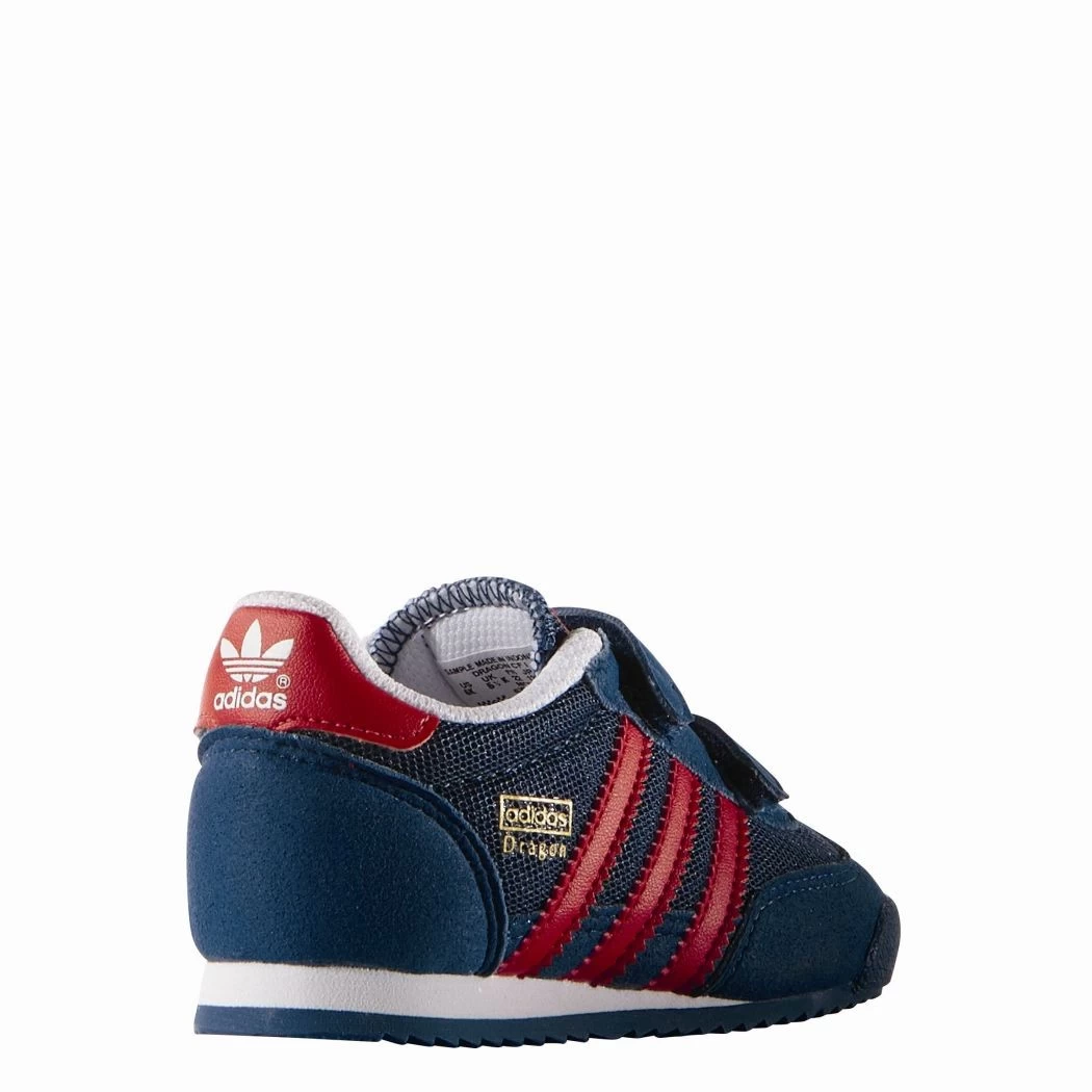 Adidas Originals Kinderschuhe Dragon CF I Klettverschluß Blau/rot – Bild 3