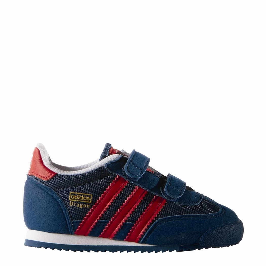 Adidas Originals Kinderschuhe Dragon CF I Klettverschluß Blau/rot – Bild 4