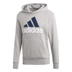 Adidas Essentials Linear Hoodie Grau