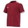 Adidas Core11 Tee T-Shirt Trainingsshirt Rot / Weiß Baumwollmischgewebe V39416