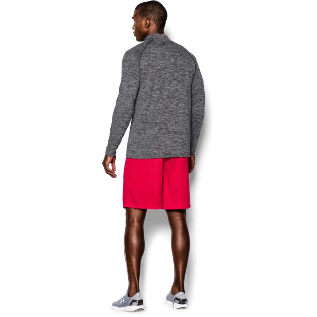 Under Armour Tech 1/4 Zip Trainingstop Schwarz Grau – Bild 13