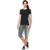 Under Armour Damen HeatGear® Shirt Fitness T-Shirt Kurzärmlig Schwarz