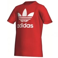 Adidas Originals TREFOIL TEE T-Shirt Kids Kinder Rot / Weiß