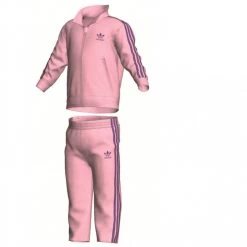 Adidas Originals FIREBIRD TS Kids Babyanzug Sportanzug Rosa X51447