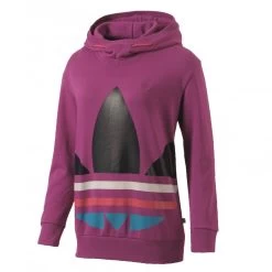 Adidas ORIGINALS Big Trefoil Hoodie Damen Pink