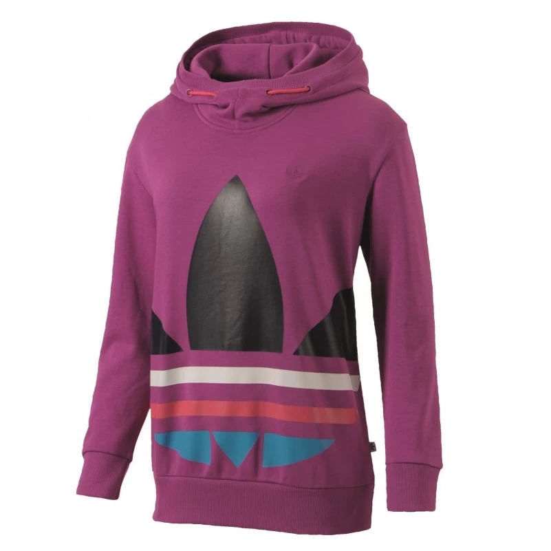 Adidas ORIGINALS Big Trefoil Hoodie Damen Pink
