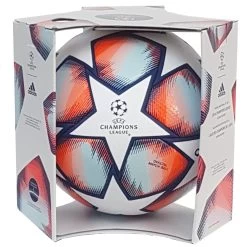 Adidas UCL Finale 20 Pro Champions League Fußball Größe 5 Weiß / Blau