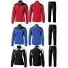 Erima Shooter Line Damen Sportanzug Schwarz Rot Blau