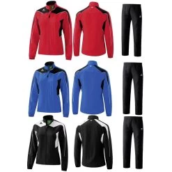Erima Shooter Line Damen Sportanzug Schwarz Rot Blau