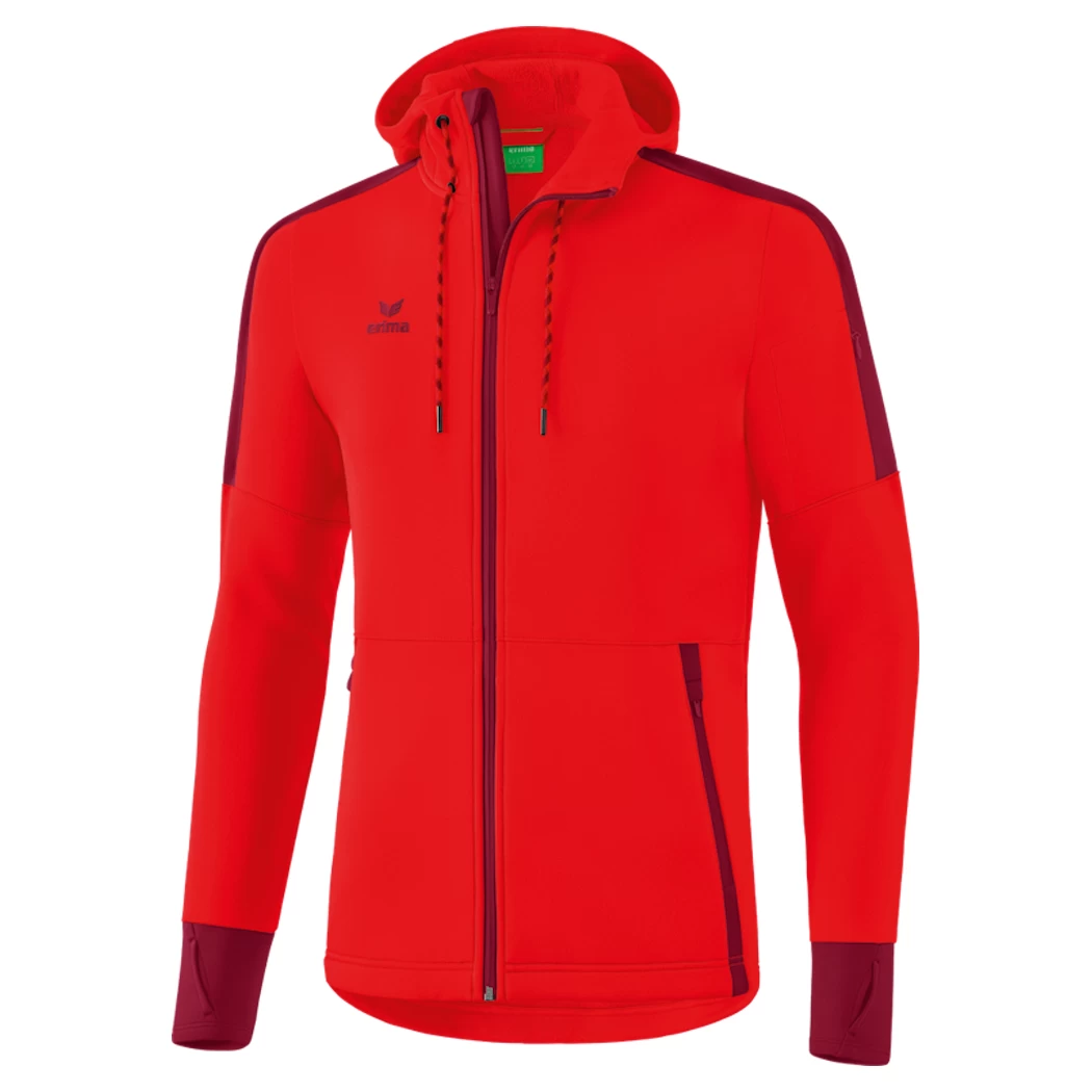 Erima Softshelljacke Outdoor Jacke Herren Schwarz Rot Grau – Bild 5