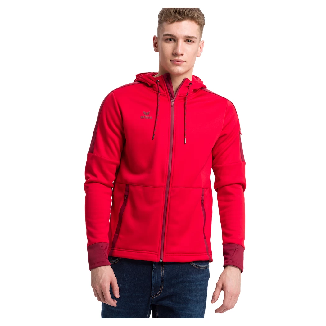 Erima Softshelljacke Outdoor Jacke Herren Schwarz Rot Grau – Bild 7